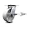 Service Caster 6 Inch Semi Steel Caster with Roller Bearing and Brake/Swivel Lock SCC SCC-35S620-SSR-SLB-BSL - alternate 1